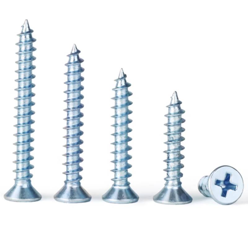 京铁威 镀锌十字沉头自攻螺丝M4*25/个高清大图