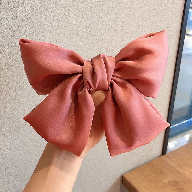 蝴蝶结发夹头绳女童公主发卡网红可爱夹子头饰韩国发饰13大号韩粉夹子