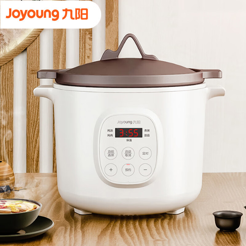 九阳(Joyoung) DGD2066AM 电炖锅 燕窝电炖盅 隔水柔炖紫砂内胆 炖煮燕窝宝宝煮粥煲汤锅高清大图