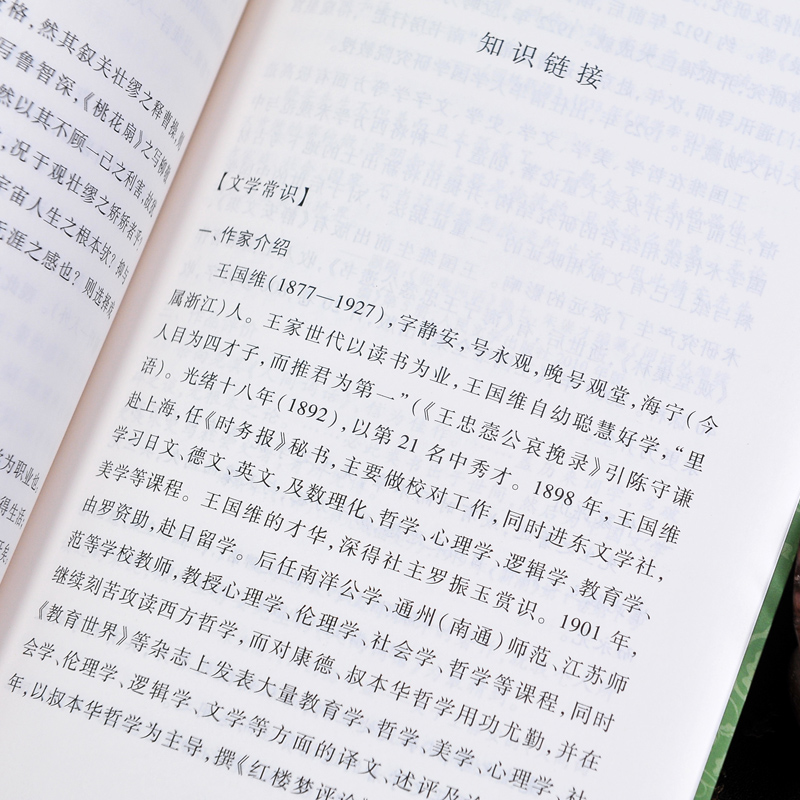 [正版]人间词话 王国维 《语文》阅读丛书 初中生高中生青少年课外阅读书籍 经典名著全解高清大图
