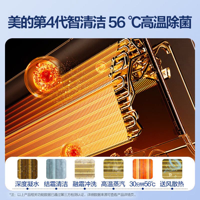 美的(Midea)空调挂机酷省电2匹家用一级能效变频冷暖客厅卧室工厂办公室商铺用官方正品KFR-46GW/N8KS1-1图片