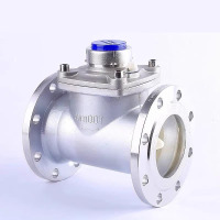 仪蒙水表 LXLC-80/DN80，法兰连接/材质：304不锈钢/耐酸碱腐蚀（焊接式法兰）ZY-GF7247