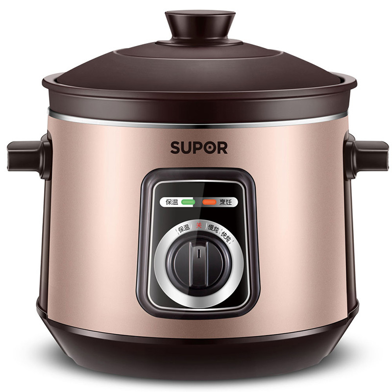 苏泊尔dg60yk113212红陶电炖锅紫陶内胆老火煨汤视频