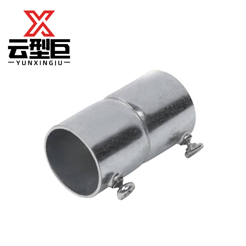 云型巨 镀锌穿线管直接 JDG镀锌金属线管配件 直接管箍 50mm 单位:个高清大图