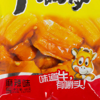 品品 牛板筋 劲道颗粒 麻辣味68g 新包装 四川特产零食小吃 牛肉类美食软罐头 味道牛