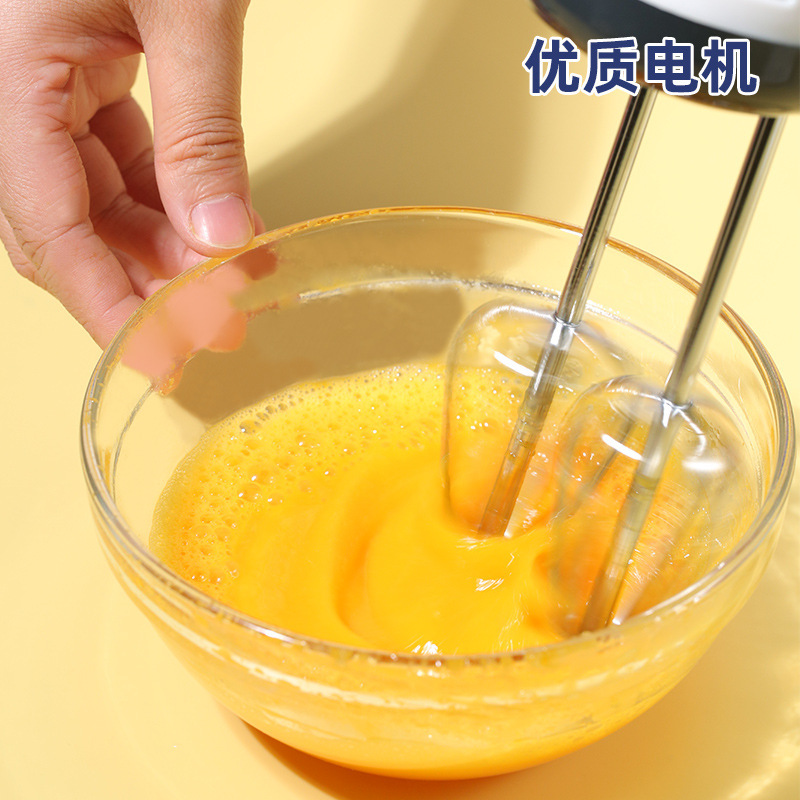 [补贴10%]电动打蛋器手持家用烘焙蛋糕工具小型自动打发奶油机搅拌和面烘培高清大图