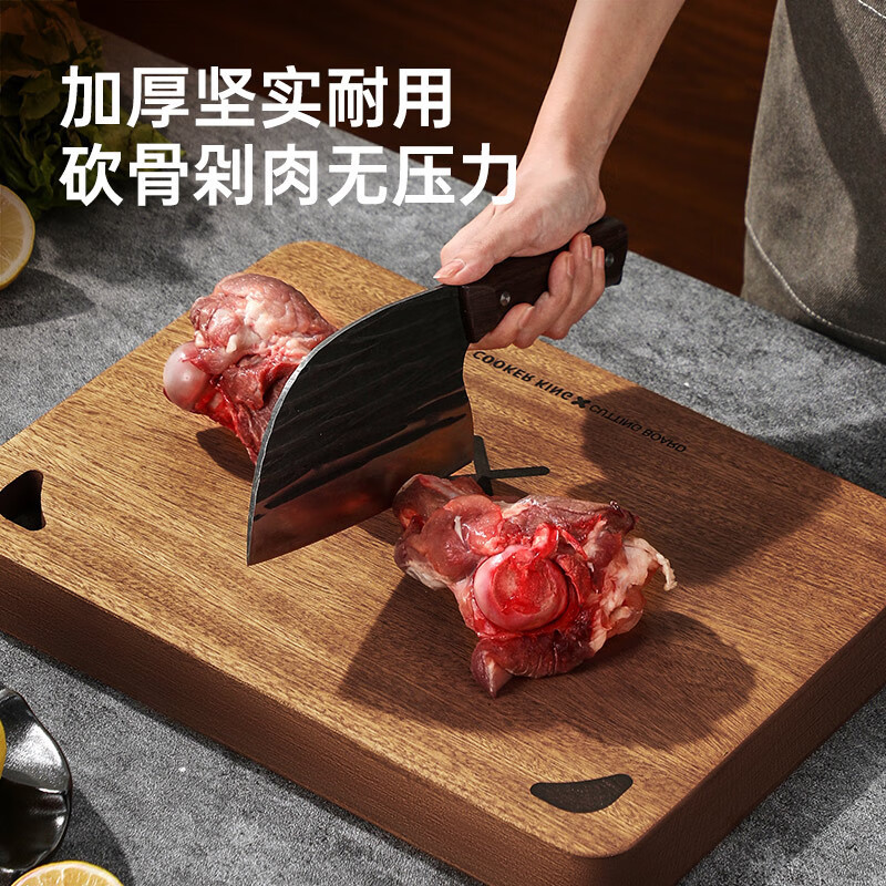 炊大皇 乌檀木小熊砧板ZB01XX高清大图
