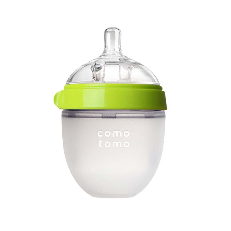 可么多么硅胶奶瓶韩国原装进口新生儿comotomo防胀气仿母乳0-3-6-12-24个月宝宝断奶神器150-250ml
