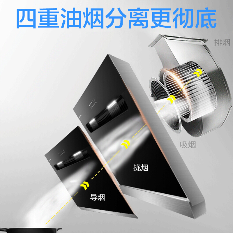 康宝(canbo) CXW-220-BE51 侧吸式抽油烟机大吸力厨房触控吸油烟机高清大图
