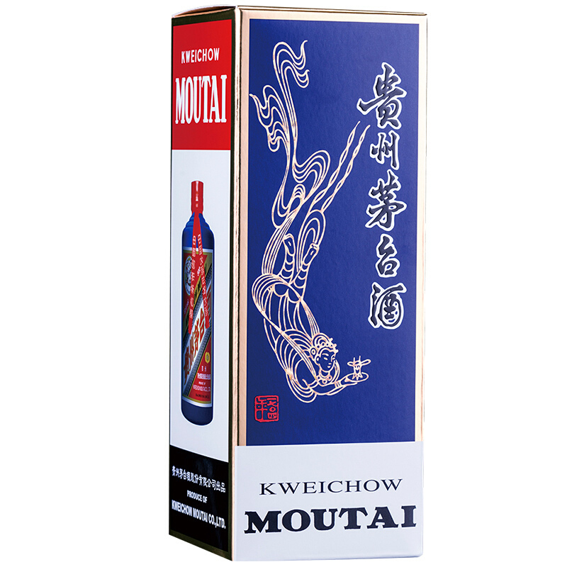 茅台酒 飞天茅台 蓝色款 53度 500ml*6 酱香型白酒 2022年 整箱装