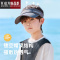 SHANCHAO儿童空顶帽男童夏季透气大帽檐遮阳帽新款鸭舌帽女童