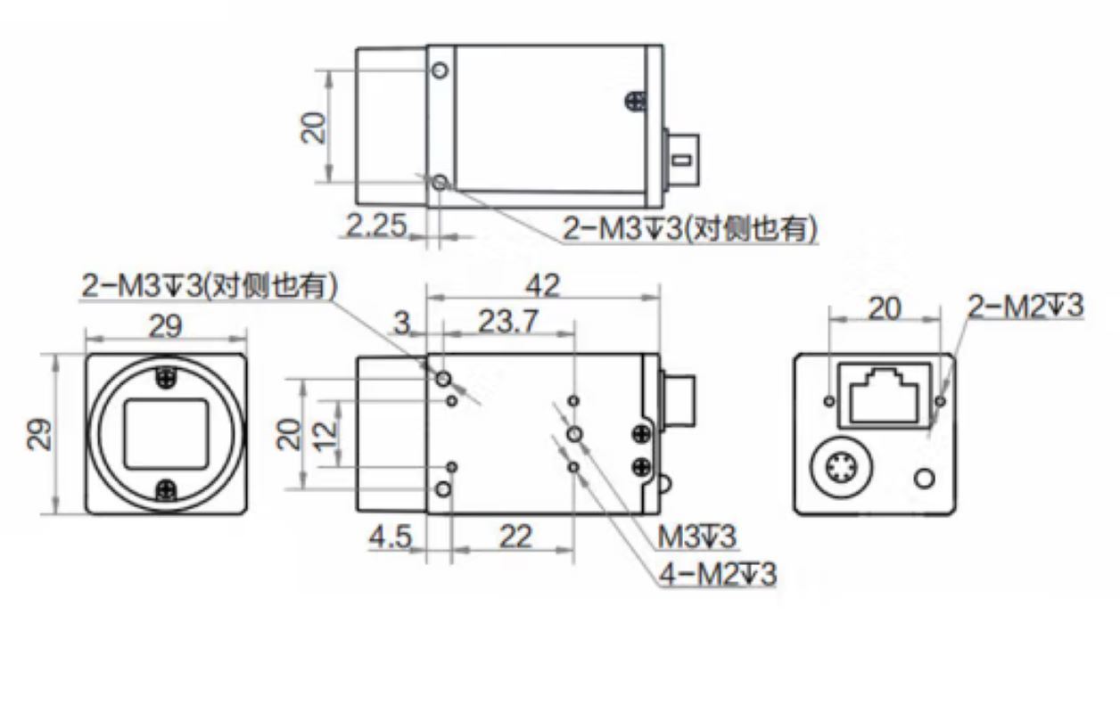 2D黑白全局工业相机-MV-CU120-10GM高清大图