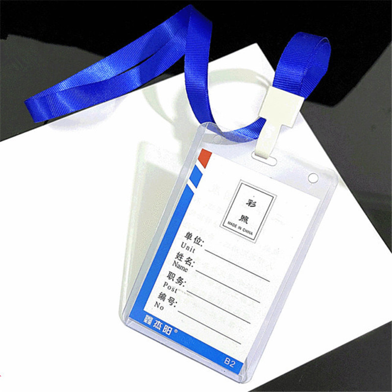 pvc透明胸卡工作牌10个装视频
