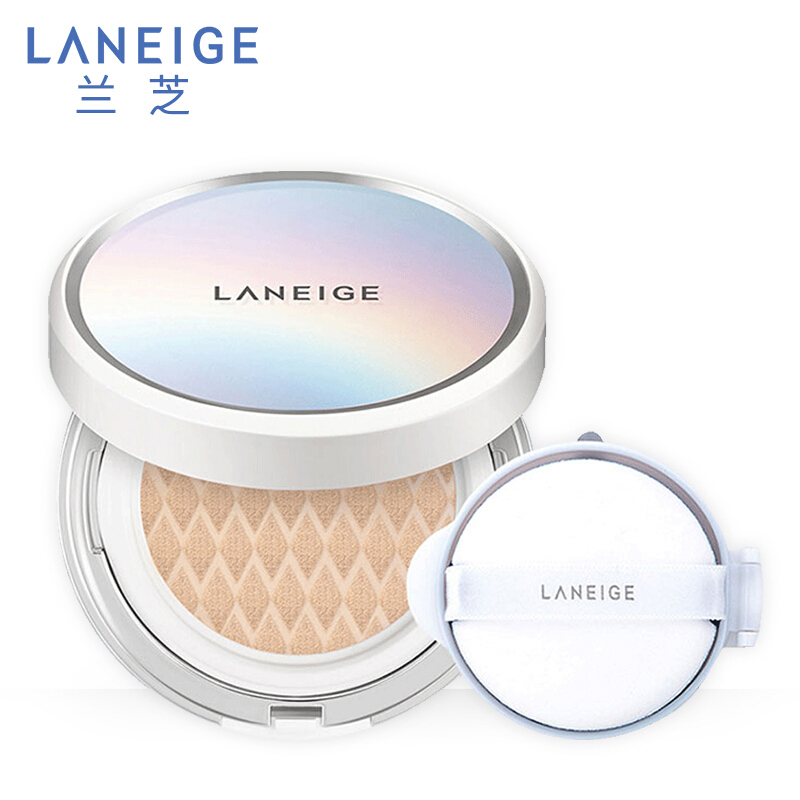Laneige兰芝小白光气垫BB霜13号#象牙白15g 遮瑕持久 保湿防晒 粉底/遮瑕