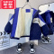 可莉允男童加绒外套2022新款潮儿童秋冬装冲锋衣服宝宝洋气风衣加厚棉服