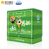 杜蕾斯(Durex)避孕套世界杯定制装(AiR10只+AiR1只+润滑液5ml*2+随机定制铁盒*2)安全套成人情趣用品