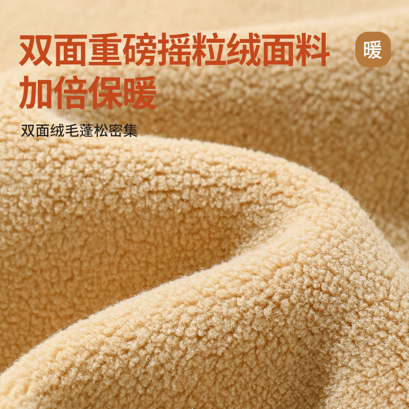 啄木鸟潮流马甲男款秋冬季摇粒绒保暖背心男士美式潮牌立领坎肩肩高清大图