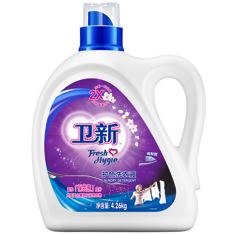 卫新 护色洗衣液4.26kg 机洗亮衣护色威露士出品