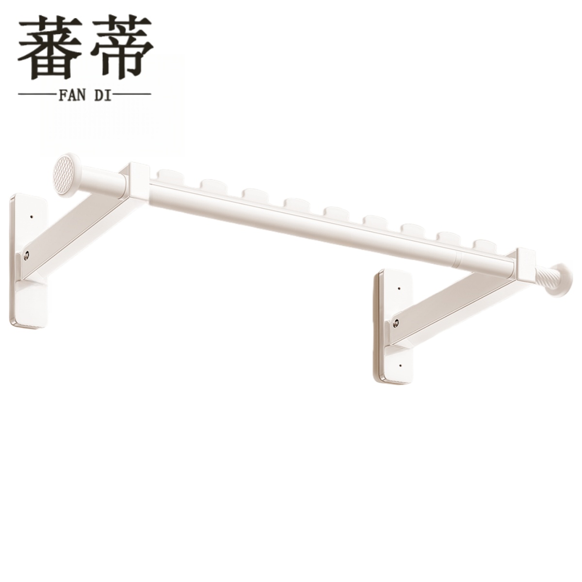 蕃蒂 阳台晾衣杆长1.6米 根