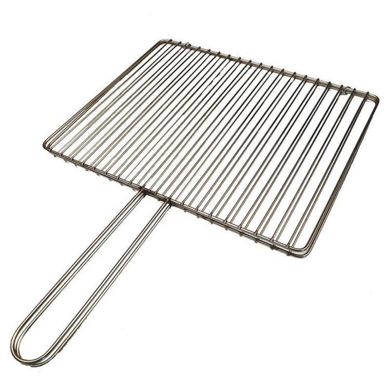 镀锌烤鱼夹3520cm烤鱼夹子不锈钢烤鱼网夹家用烧烤网夹板竖条烤鱼夹