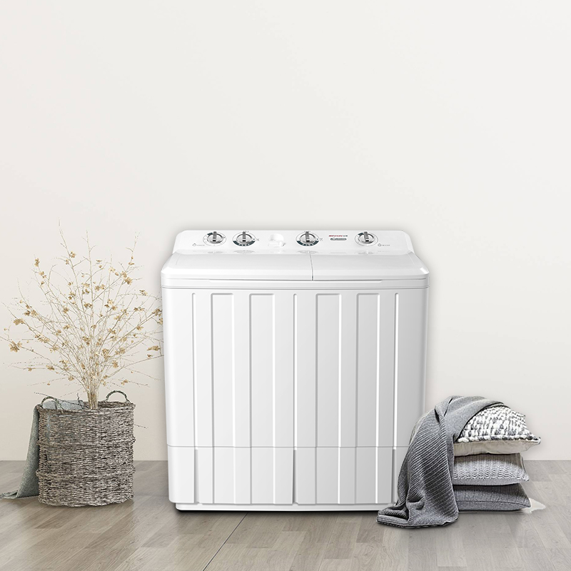 金帅(JINSHUAI) XPB150-2668S 15KG公斤 半自动双缸双桶 家用洗衣机 波轮大容量 洗脱分离 白色高清大图