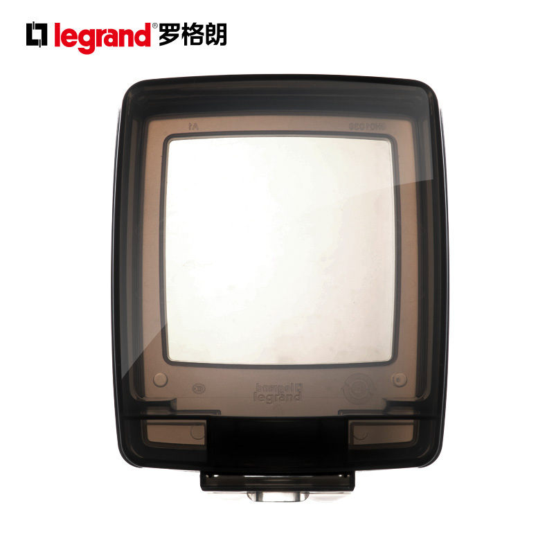 罗格朗(Legrand)防水插座防水罩86型开关透明防水盒浴室卫生间防溅盒保护套保护盖