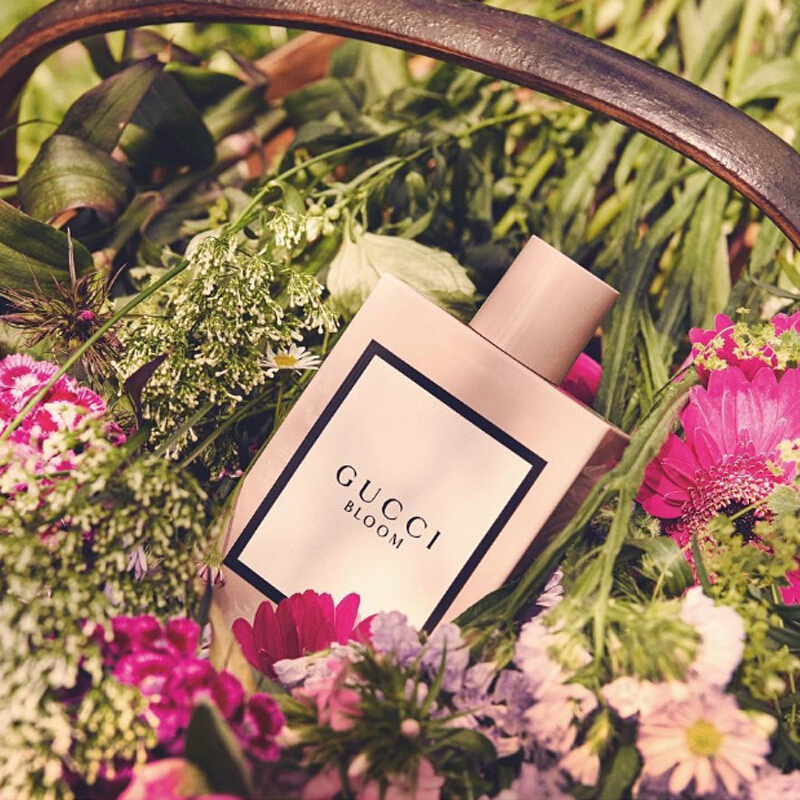 古驰(GUCCI)古琦花悦繁花竹韵 混合女士 bloom限量香水 淡香水粉色花悦 EDP30ml高清大图