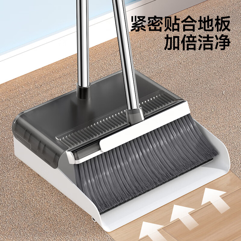 五月花扫把簸箕两件套升级加长梳齿大号笤帚簸箕扫地扫帚高清大图