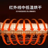 圣托（Shentop）触摸式消毒柜上下分层双门 立式家用消毒碗柜 臭氧红外线商用大容量酒店保洁柜 YTD380-C11