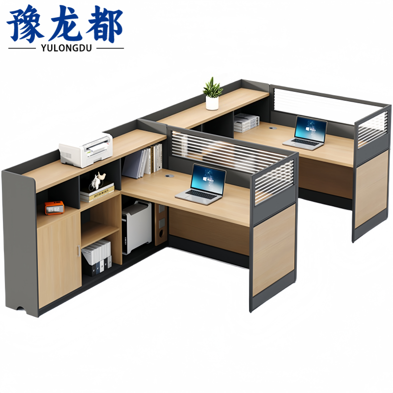 豫龙都 办公桌 双人 张高清大图