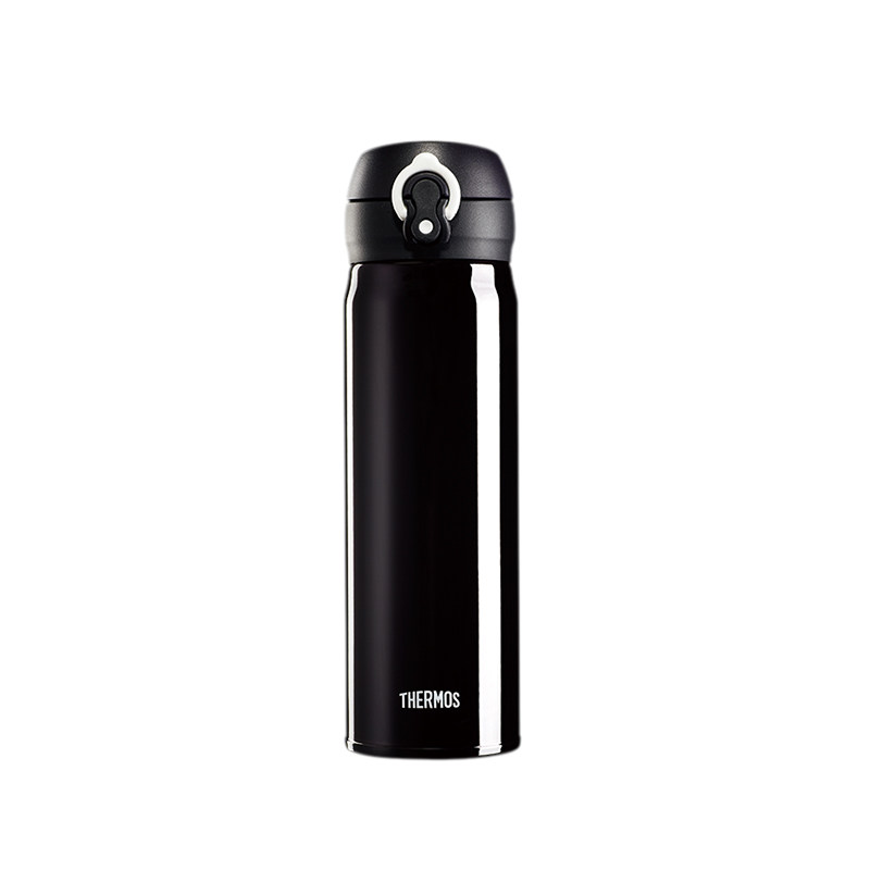 膳魔師(THERMOS)真空不锈钢保温杯JNL501 一键即开保冷车载杯 500ml 褐色视频介绍_膳魔師(THERMOS)真空不锈钢保温杯