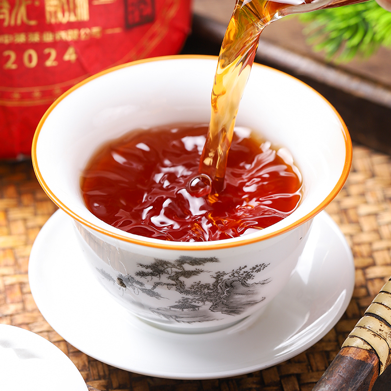 中茶普洱茶龙沱熟普紧压茶500g沱茶 腾龙献瑞云南普洱茶叶中华老字号