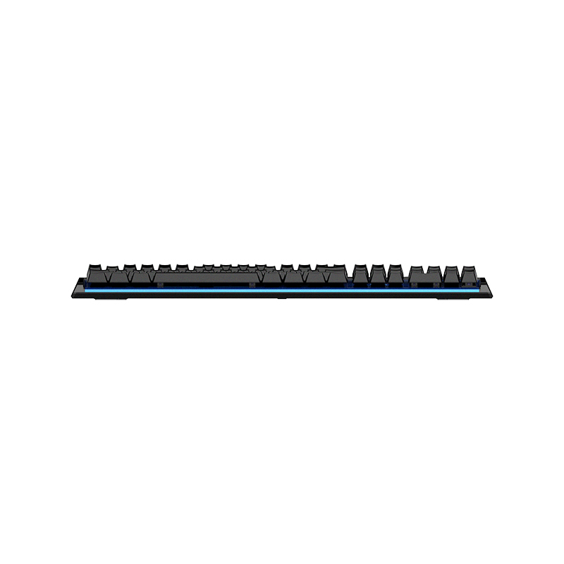 钛度 TKL309光导师机械键盘纳米防水防尘铝合金磨砂正版 蓝色