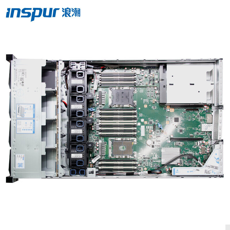 浪潮(inspur) NF5280M6 2U机架式服务器4314 128G 2*480G+3*4TSATA 单电阵列卡