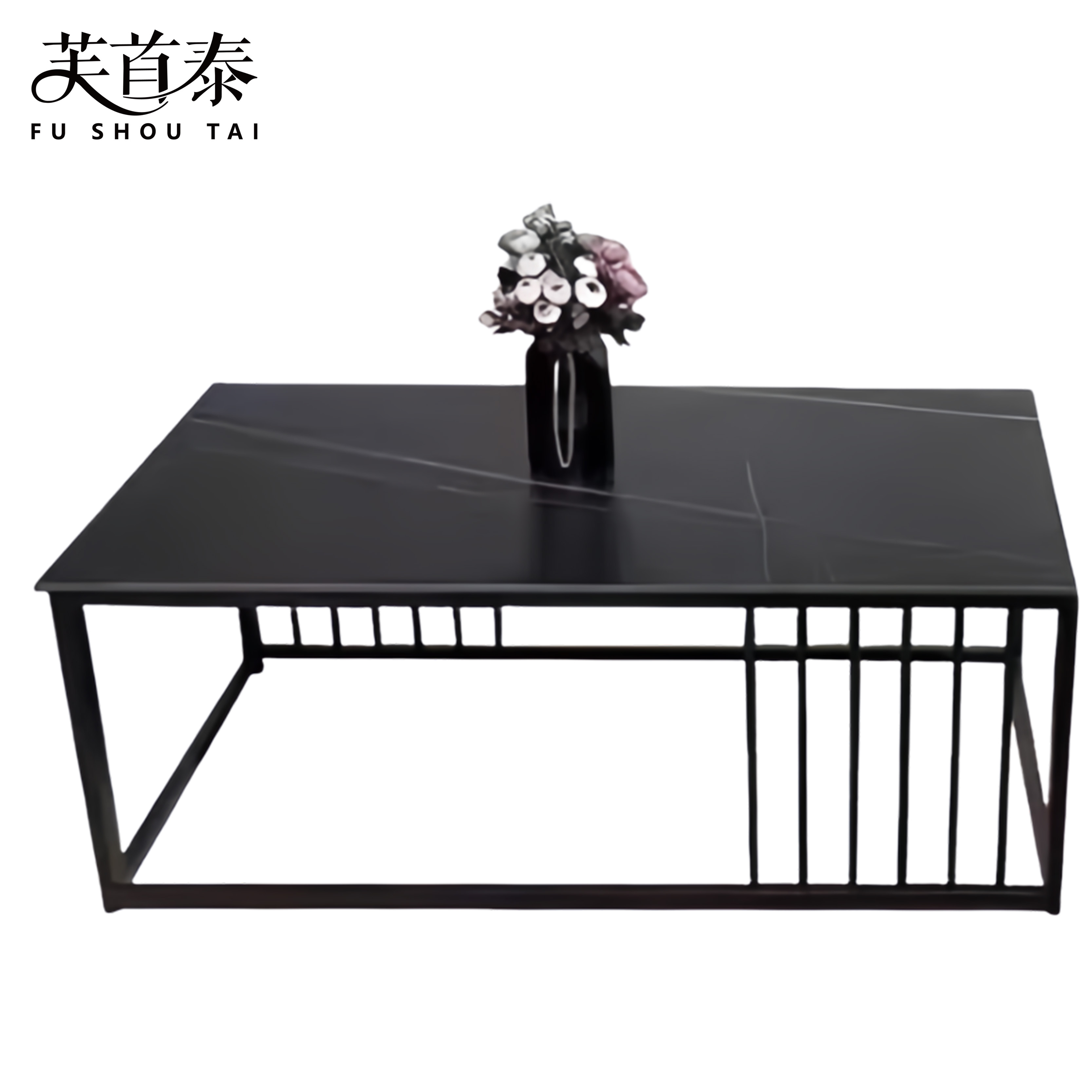芙首泰岩板茶几1200*600*450mm台高清大图