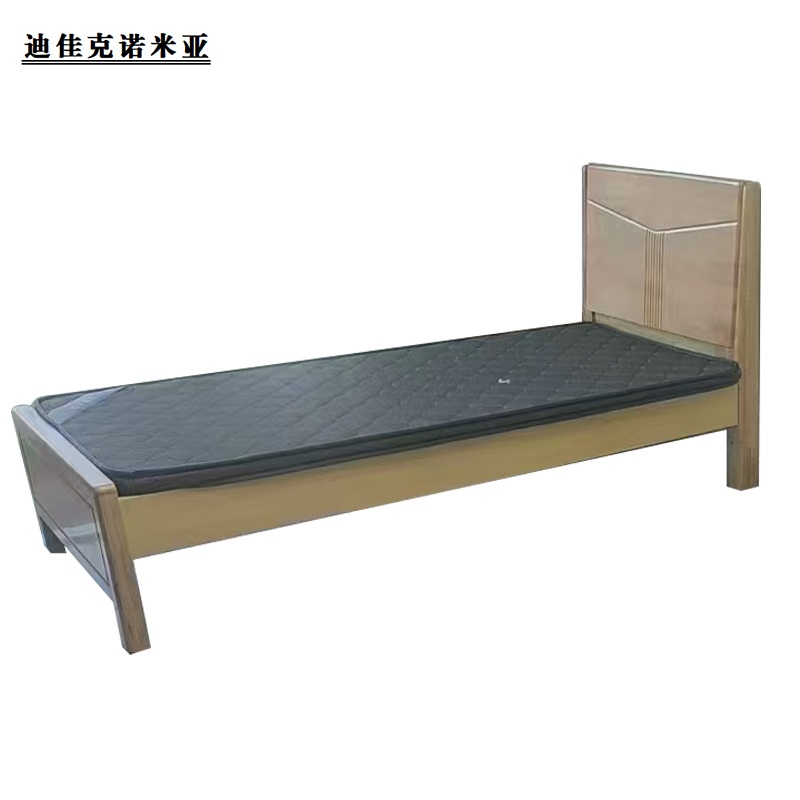 迪佳克诺米亚 床 实木床(含垫) XJY-1100*2000mm 张高清大图