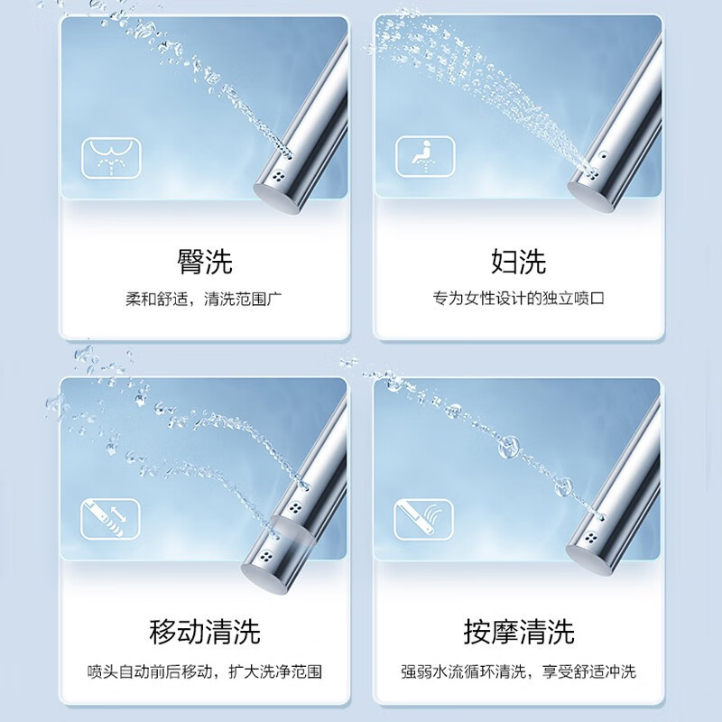 松下智能马桶盖 除菌抗菌即热式快速加热洁身器 U型D型马桶专用P30D高清大图