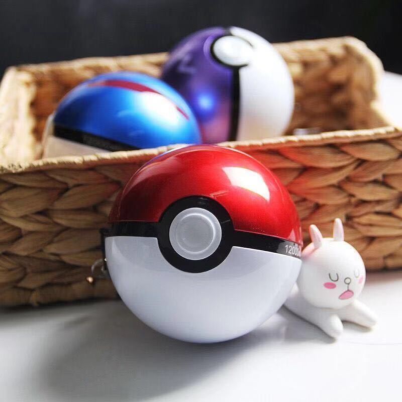 正版精灵球充电宝创意神奇宝贝皮卡丘移动电源可爱00毫安