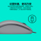 罗技(Logitech)M111有线办公鼠标 家用轻音办公 笔记本台式机 USB光电鼠标即插即用 灰色