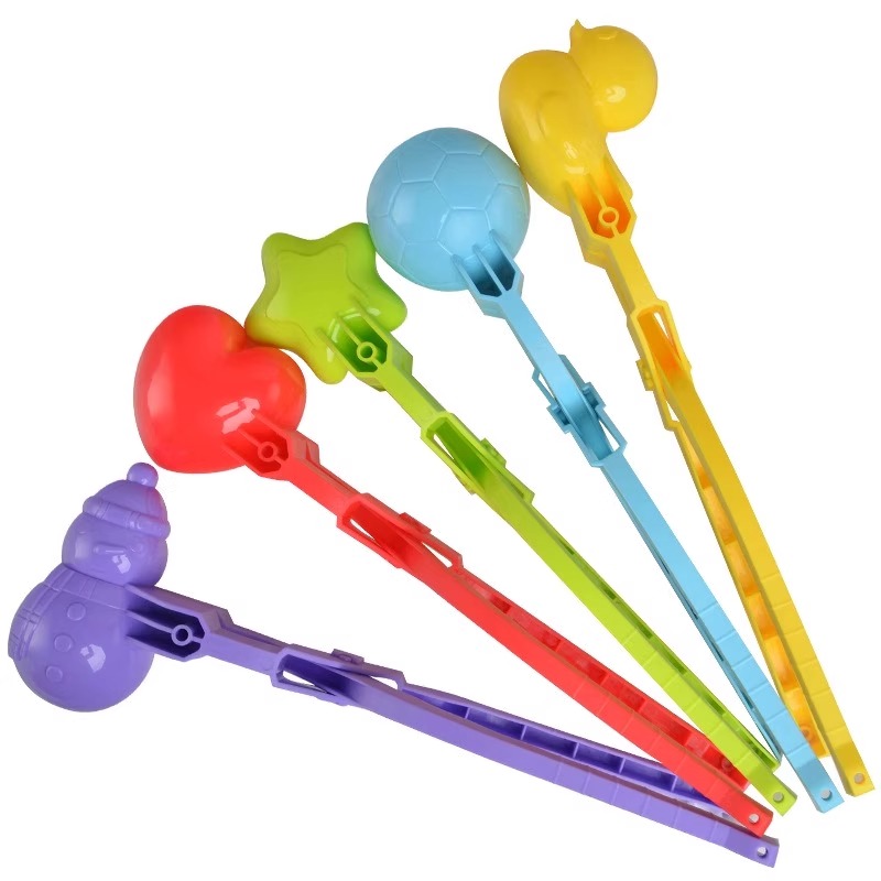 冬天夹雪神器雪球夹子小鸭子雪人模具儿童玩雪工具打雪仗玩具高清大图