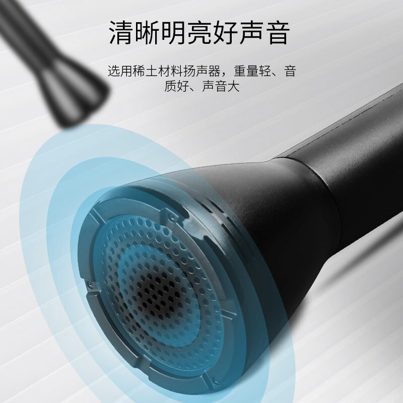 得胜(TAKSTAR)DA5 扩音器教师专用手持一体式麦克风话筒小蜜蜂户外教学上课大音量音箱 黑高清大图