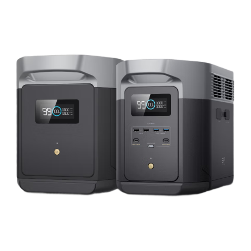 ECOFLOW正浩【4度电套装】移动户外电源220V 2400W大功率 车载自驾露营停电应急储能备用电源