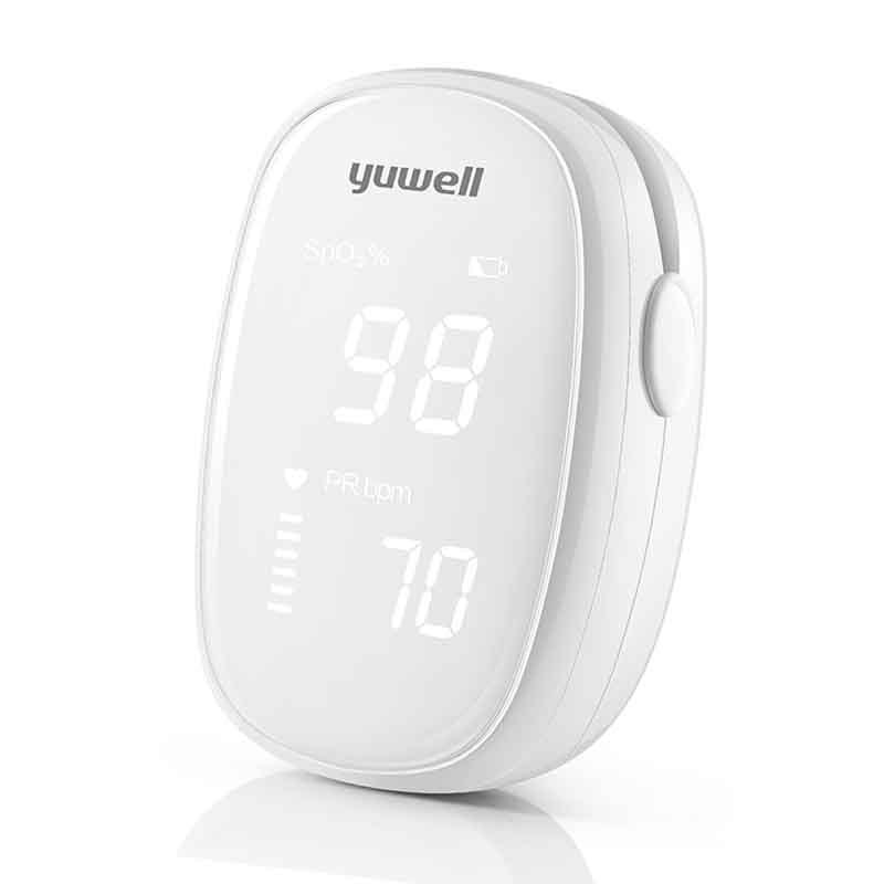鱼跃(YUWELL)血氧仪YX102指夹式血氧饱和度脉搏检测器LED显示全自动测量血氧仪
