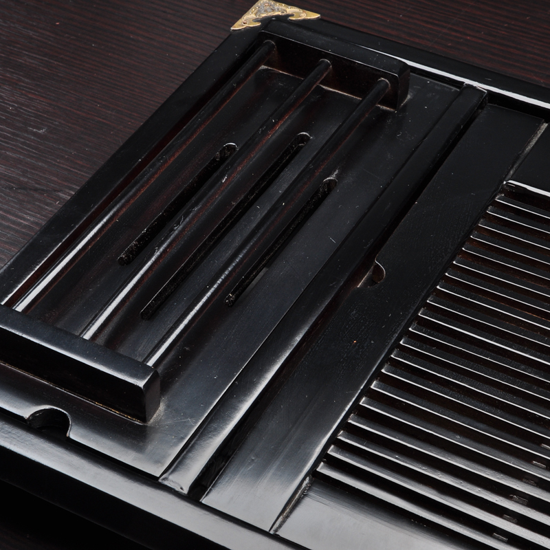 韵涵实木茶具茶盘配件茶托茶台茶海储水木制功夫木头茶盘茶海茶道双龙