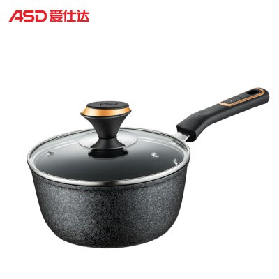 爱仕达锅具黑曜磁通新不粘奶锅NL18C3WG 小奶锅不粘锅家用 热奶锅煮面泡面锅汤锅 明火通用