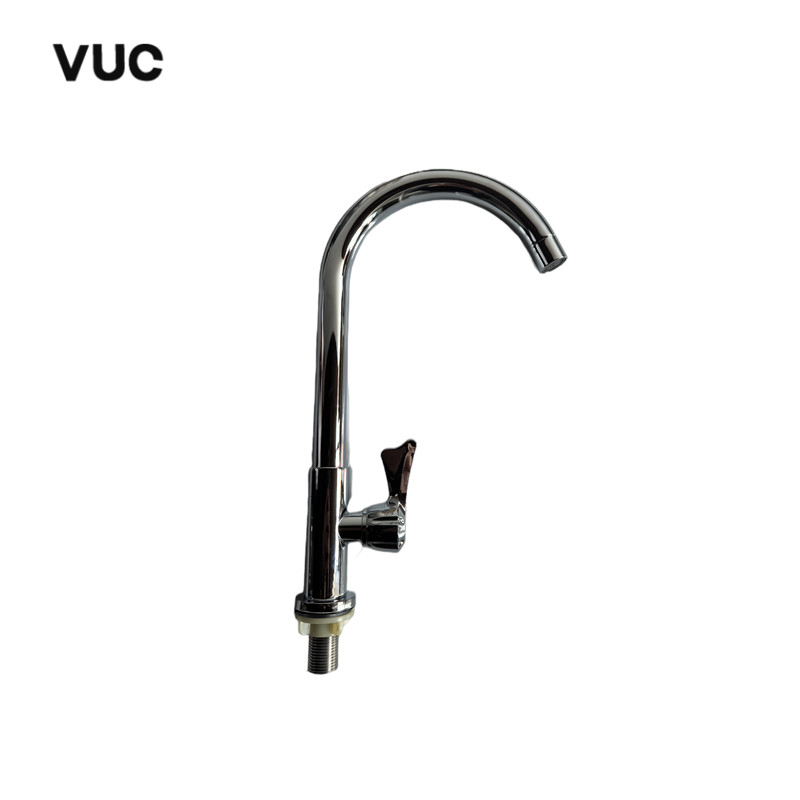 VUC 单冷单孔4分水龙头 V470角式大弯 个