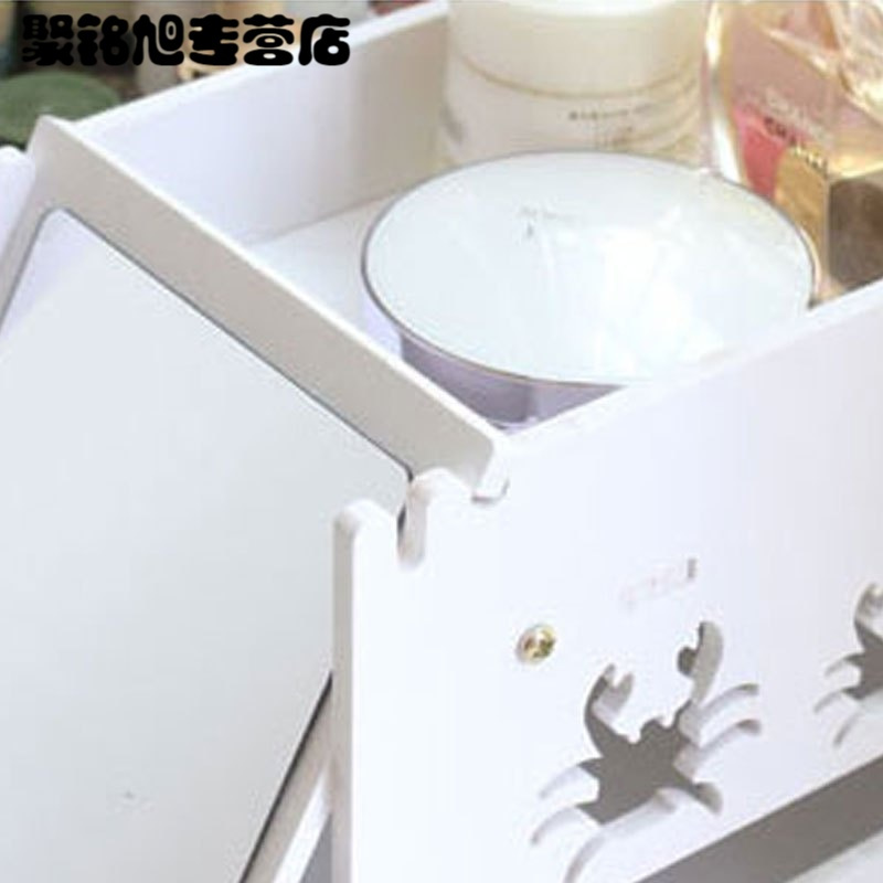 家用收纳一盒多用化妆品收纳盒桌面收纳盒子梳妆台化妆盒抽屉式置物架多款多色多功能生活日用收纳用品