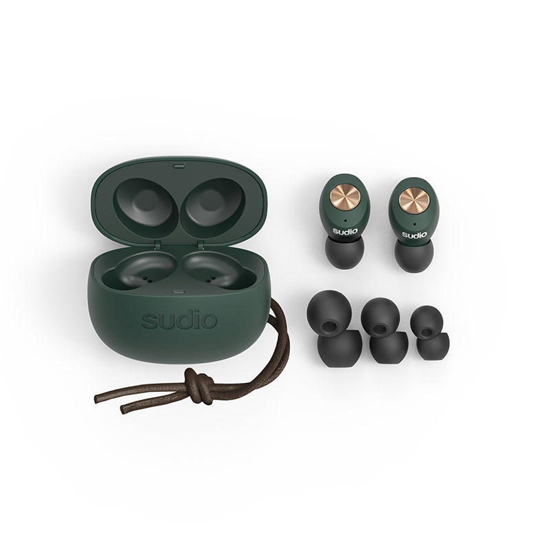 Sudio Tolv无线蓝牙耳机绿色高清大图