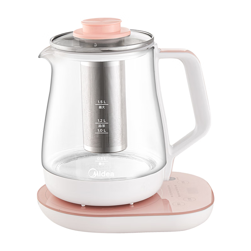 美的(Midea)1.5L容量多功能花茶壶泡茶壶办公室全自动茶壶电水壶烧水壶GE1511高清大图