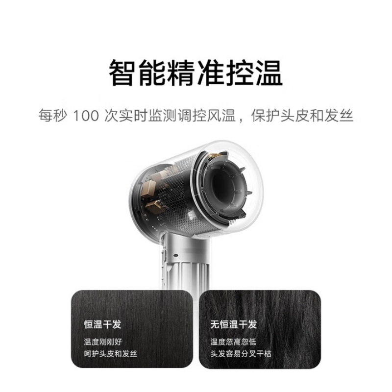 小米(mi)智能负离子护发电吹风EH7A高速静音恒温防烫设计高清大图